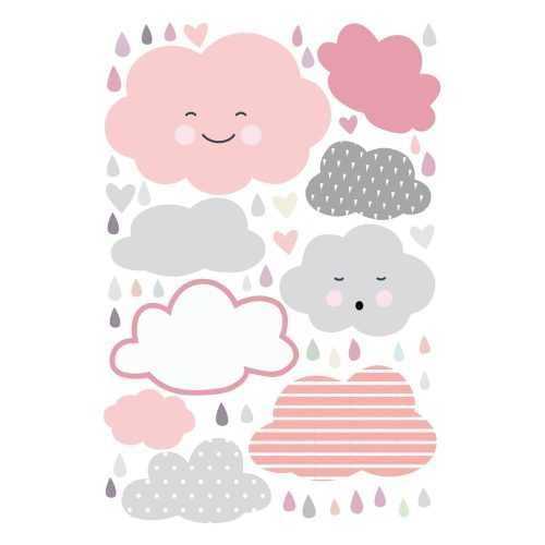 Scandinavian Clouds Under a Rain of Hearts gyerek falmatrica