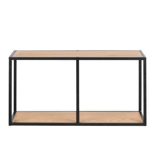 Seaford fali könyvespolc tölgy dekorral