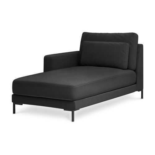 Seine sötétszürke fekvőfotel