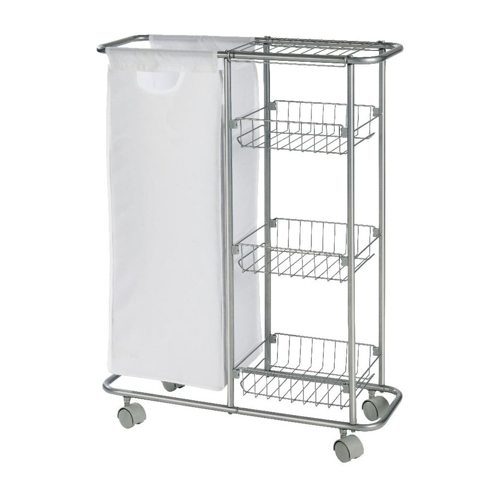 Slim univerzális gurulós polc kosárral