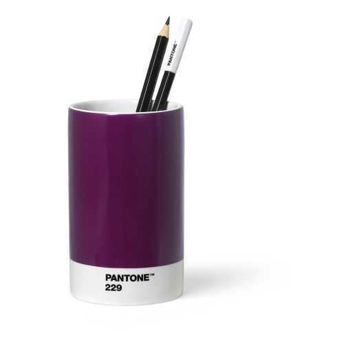 Sötétlila kerámia ceruzatartó - Pantone