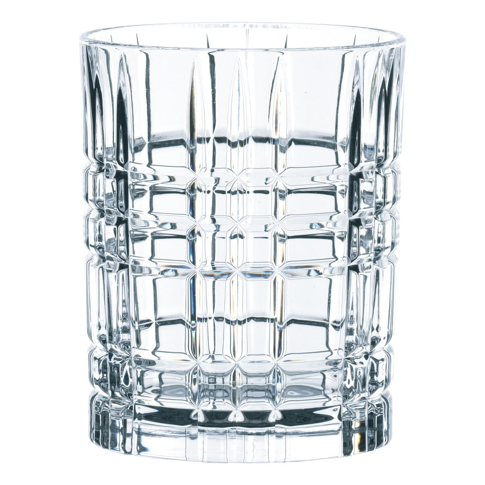 Square Whiskey Set 4 db kristályüveg pohár