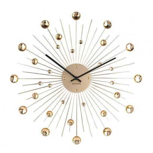 Sunburst falióra aranyszínű kristályokkal - Karlsson