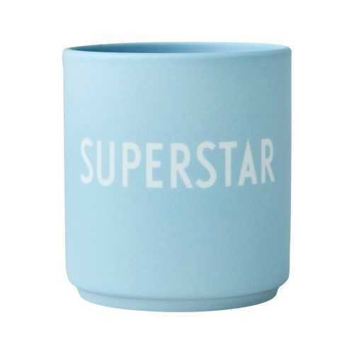 Superstar kék porcelánbögre