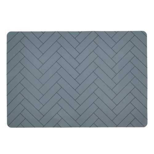 Tiles kék szilikon tányéralátét