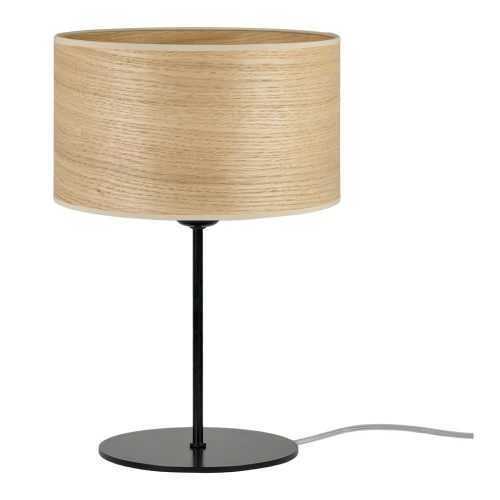 Tsuri S bézs asztali lámpa természetes furnérból