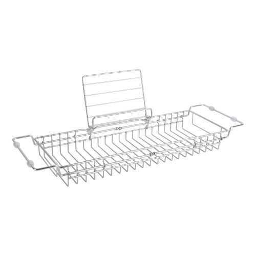 Tub ezüstszínű állítható polc fürdőkádra