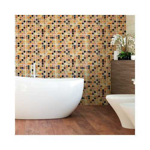 Wall Decal Tiles Mosaics Sanded Grade 9 db-os falmatrica szett