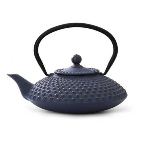 Xilin kék öntöttvas teáskanna szűrővel