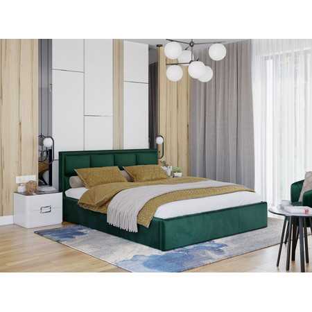 Kárpitozott ágy OTTO mérete 160x200 cm Zöld TT-FURNITURE