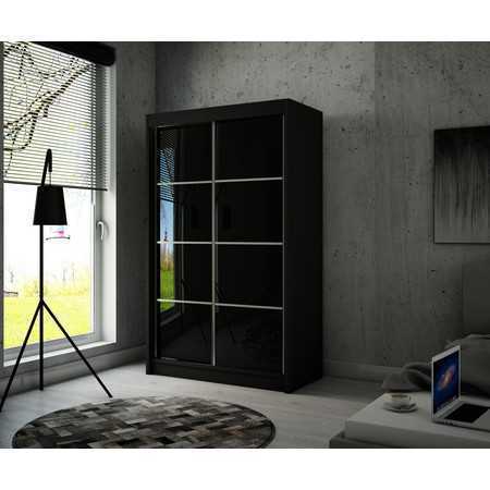 Peak III Gardróbszekrény (250 cm) Fehér Sonoma tölgy Furniture