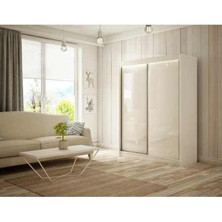 Peak Gardróbszekrény (250 cm) Fehér Fehér/matt Furniture