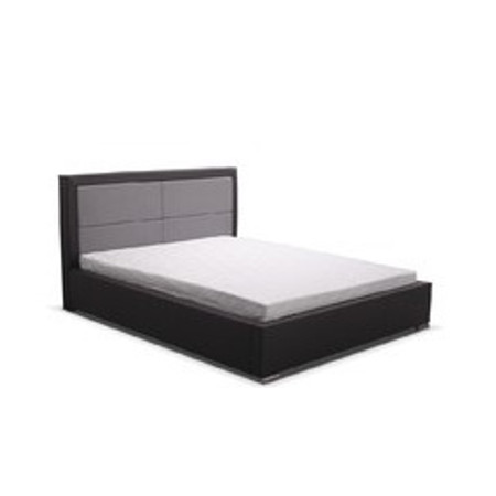 SIMONA kárpitozott ágy (fekete) 140x200 cm TT-FURNITURE