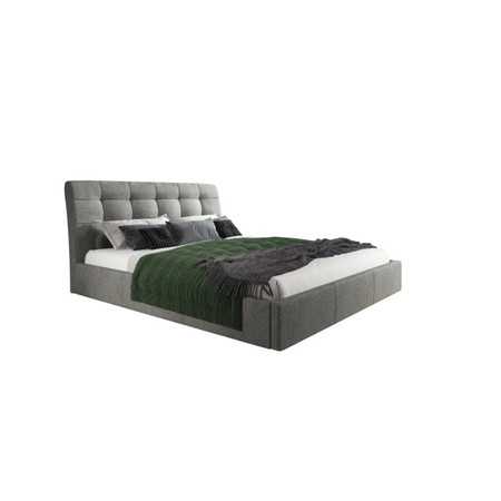 MALAGA kárpitozott ágy (szürke) 180x200 cm TT-FURNITURE