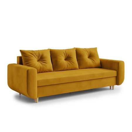 Nagyméretű szétnyitható kanapé MAWI Sárga RIMALL