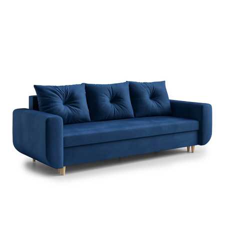 Nagyméretű szétnyitható kanapé MAWI Kék RIMALL