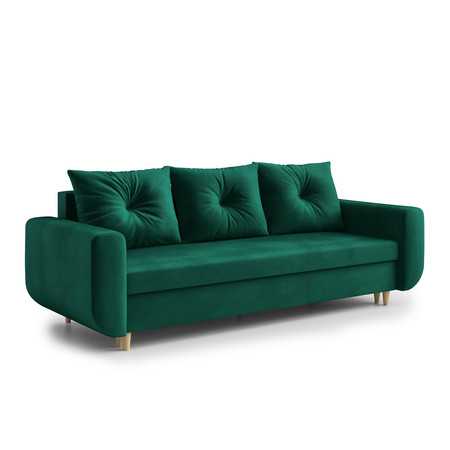 Nagyméretű szétnyitható kanapé MAWI Zöld RIMALL