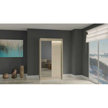 Makira Gardróbszekrény (150 cm) Sonoma tölgy Furniture
