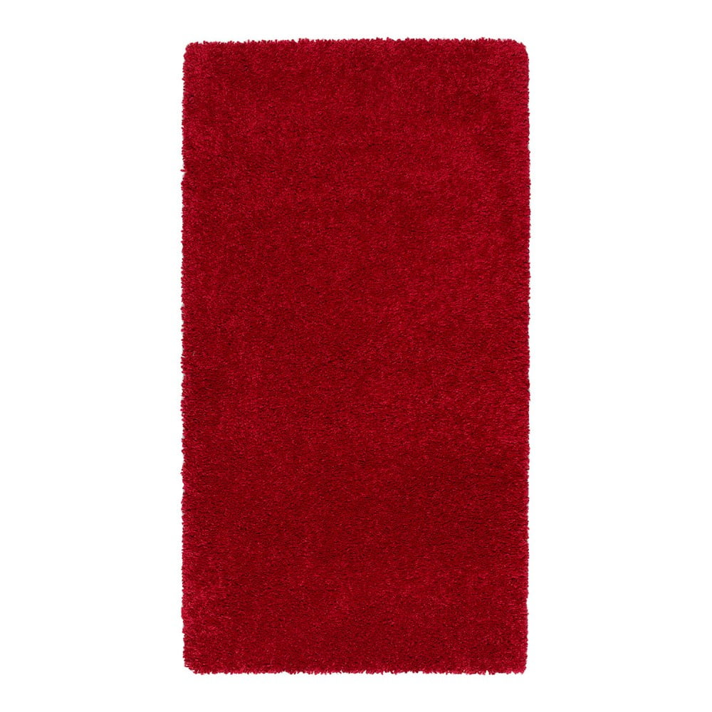 Aqua Liso piros szőnyeg