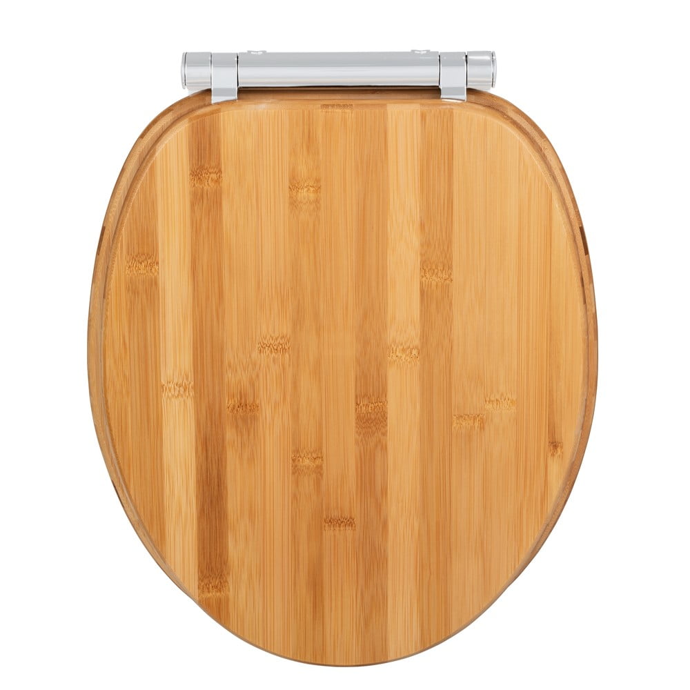 Bambusa fa wc-ülőke könnyű záródással