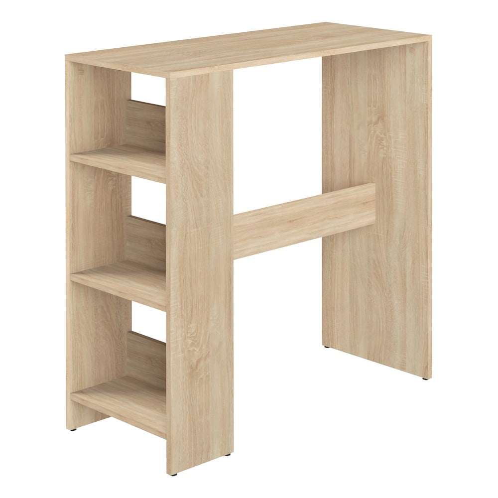 Bárasztal tölgyfa dekorral 94x40 cm Gavarnie - TemaHome France