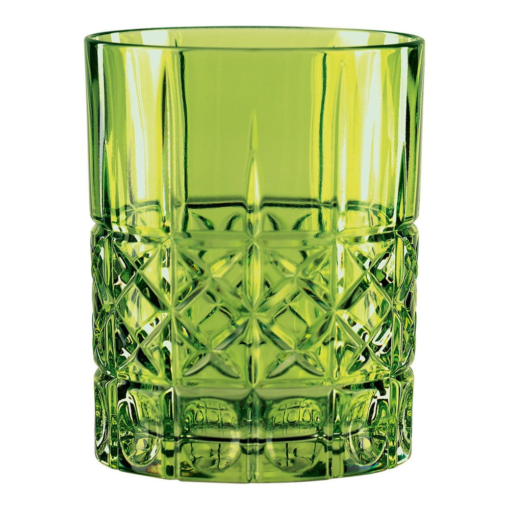 Highland Reseda zöld kristályüveg whiskys pohár