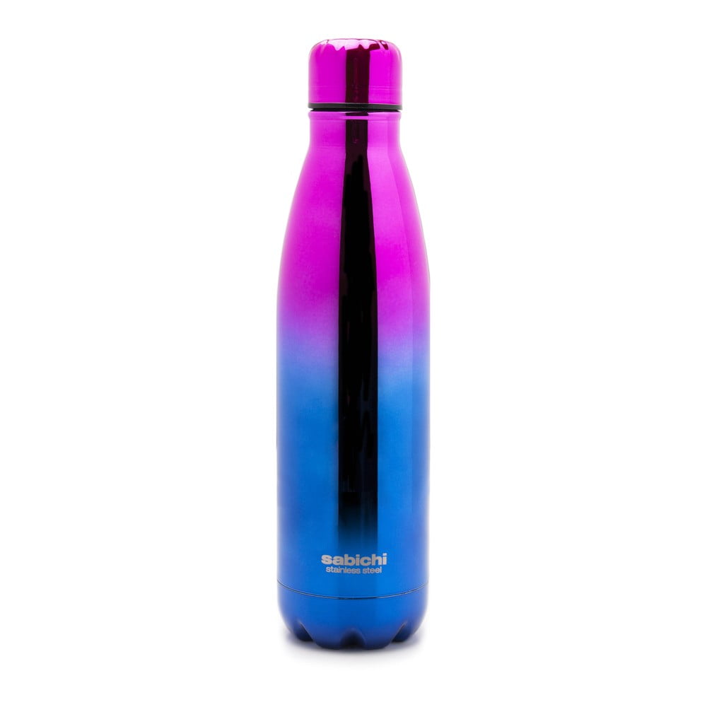 Irridescent szivárványszínű rozsdamentes palack