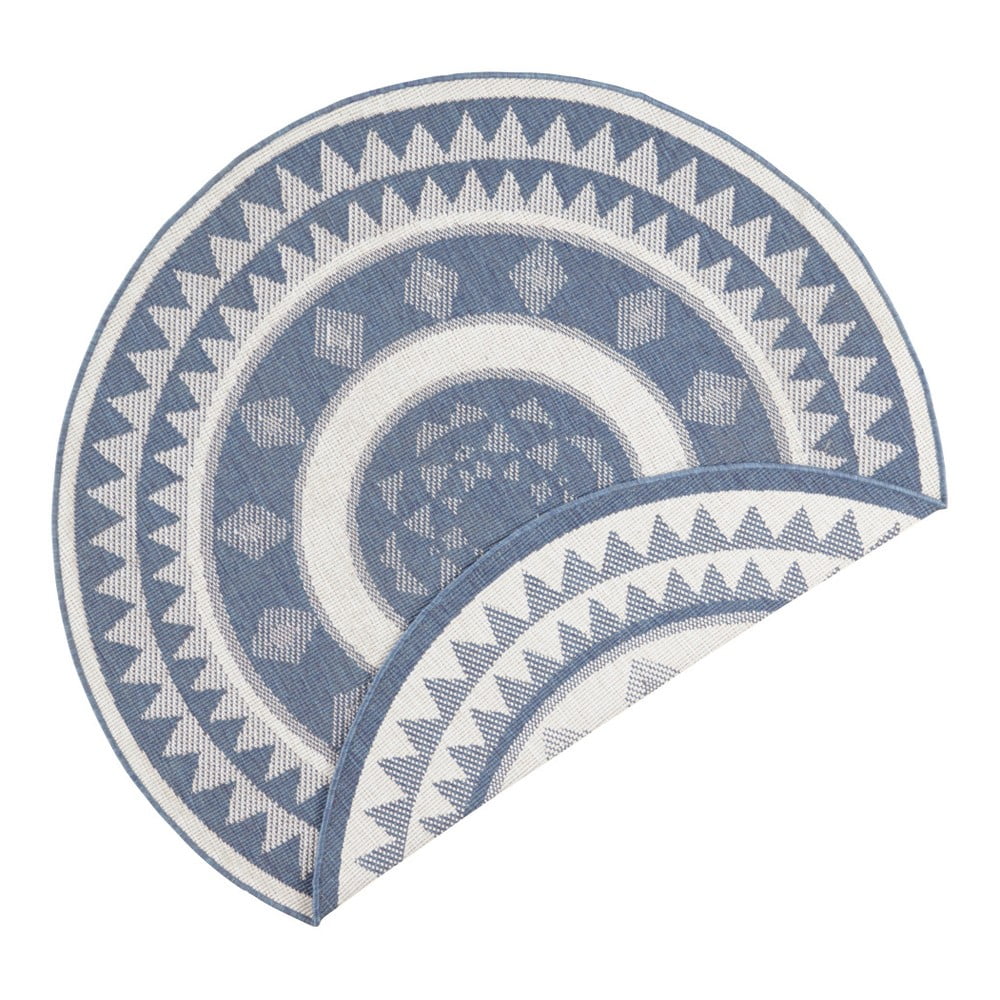 Jamaica kék-krémszínű kültéri szőnyeg