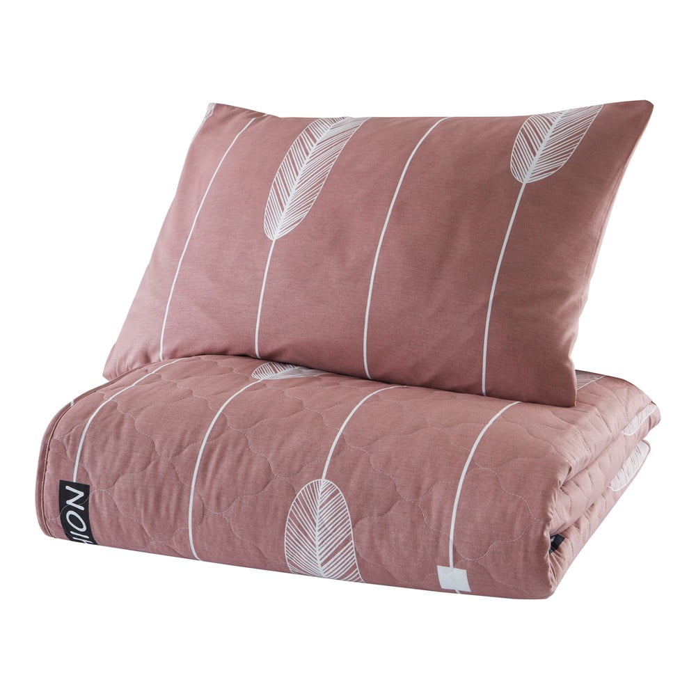 Modena rózsaszín ágytakaró ranforce pamut párnahuzattal