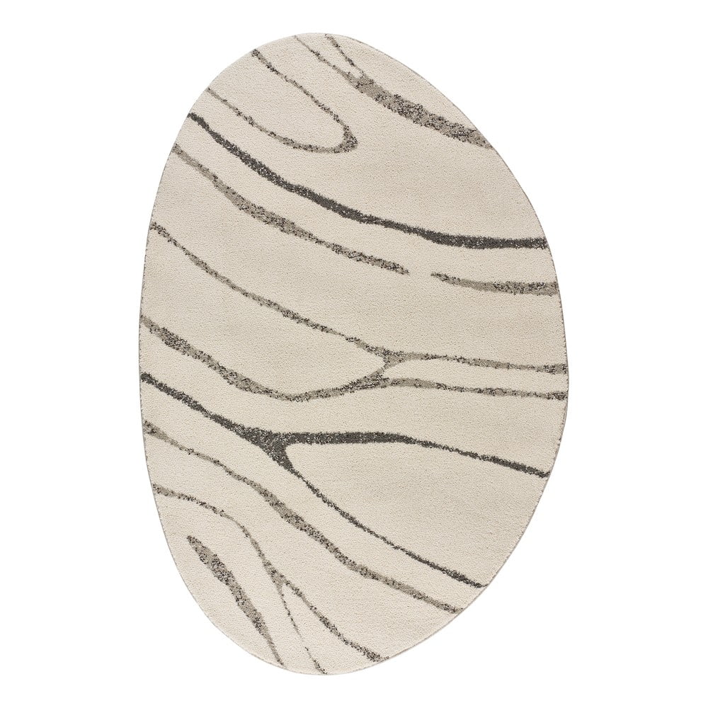 Niamey krémfehér ovális szőnyeg