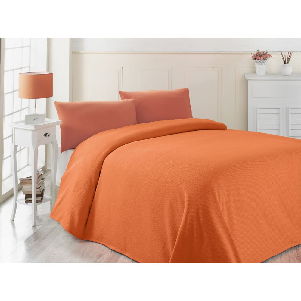 Oranj könnyű narancssárga ágytakaró
