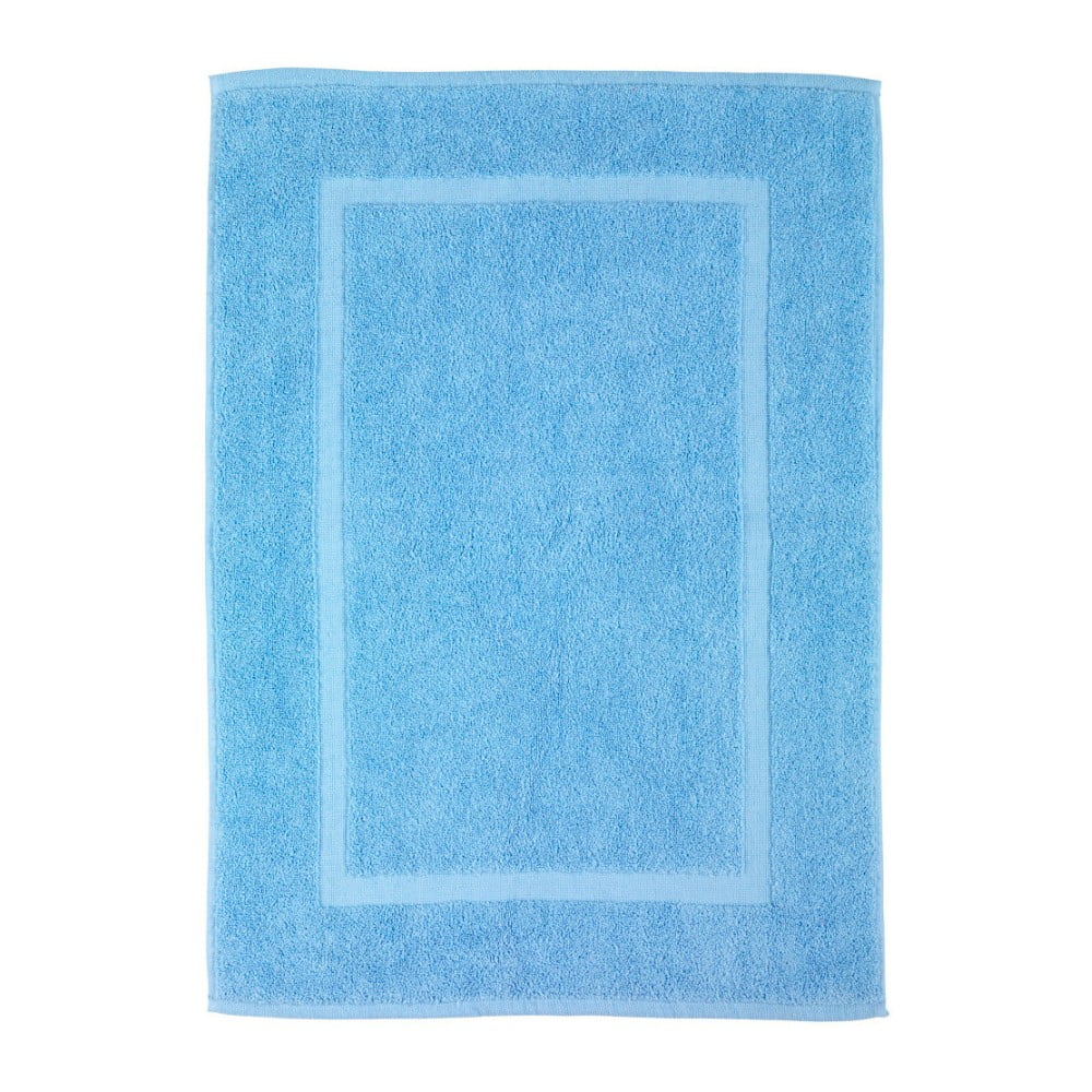 Serenity kék pamut fürdőszobai kilépő