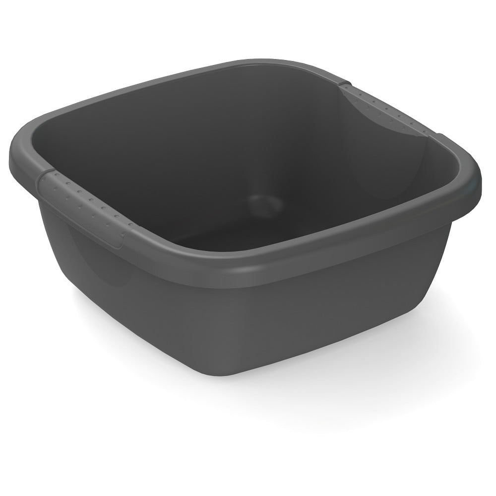 Sötétszürke lavór 8 l Eco - Rotho