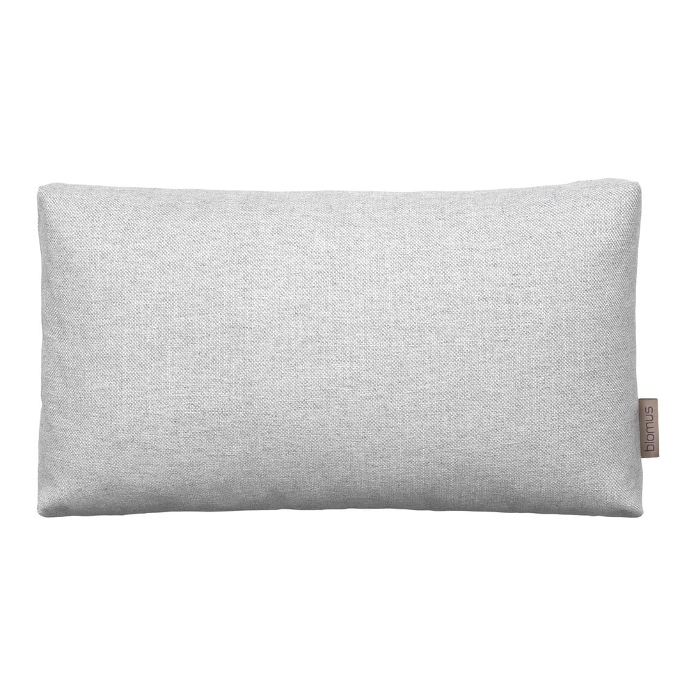 Világosszürke pamut párnahuzat