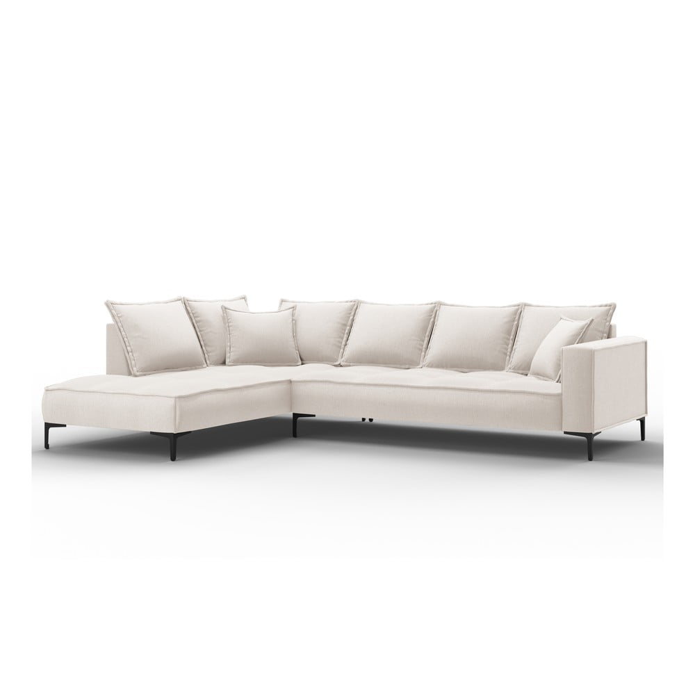 Zelda krémfehér sarokkanapé