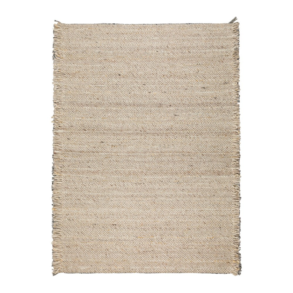 Frills bézs gyapjú szőnyeg