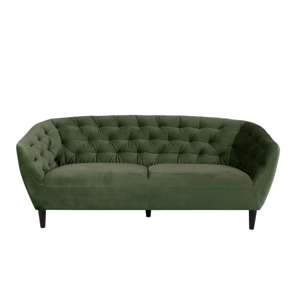 Ria zöld bársony kanapé