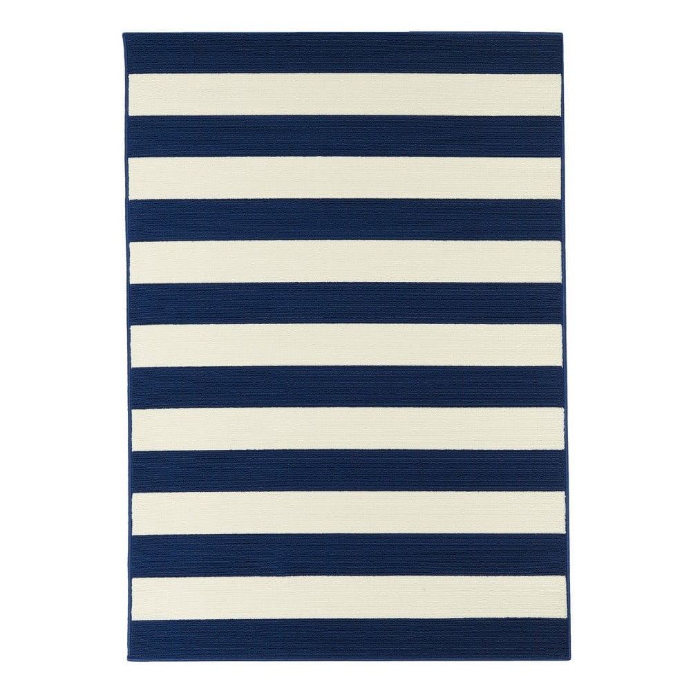 Stripes kék-fehér szőnyeg