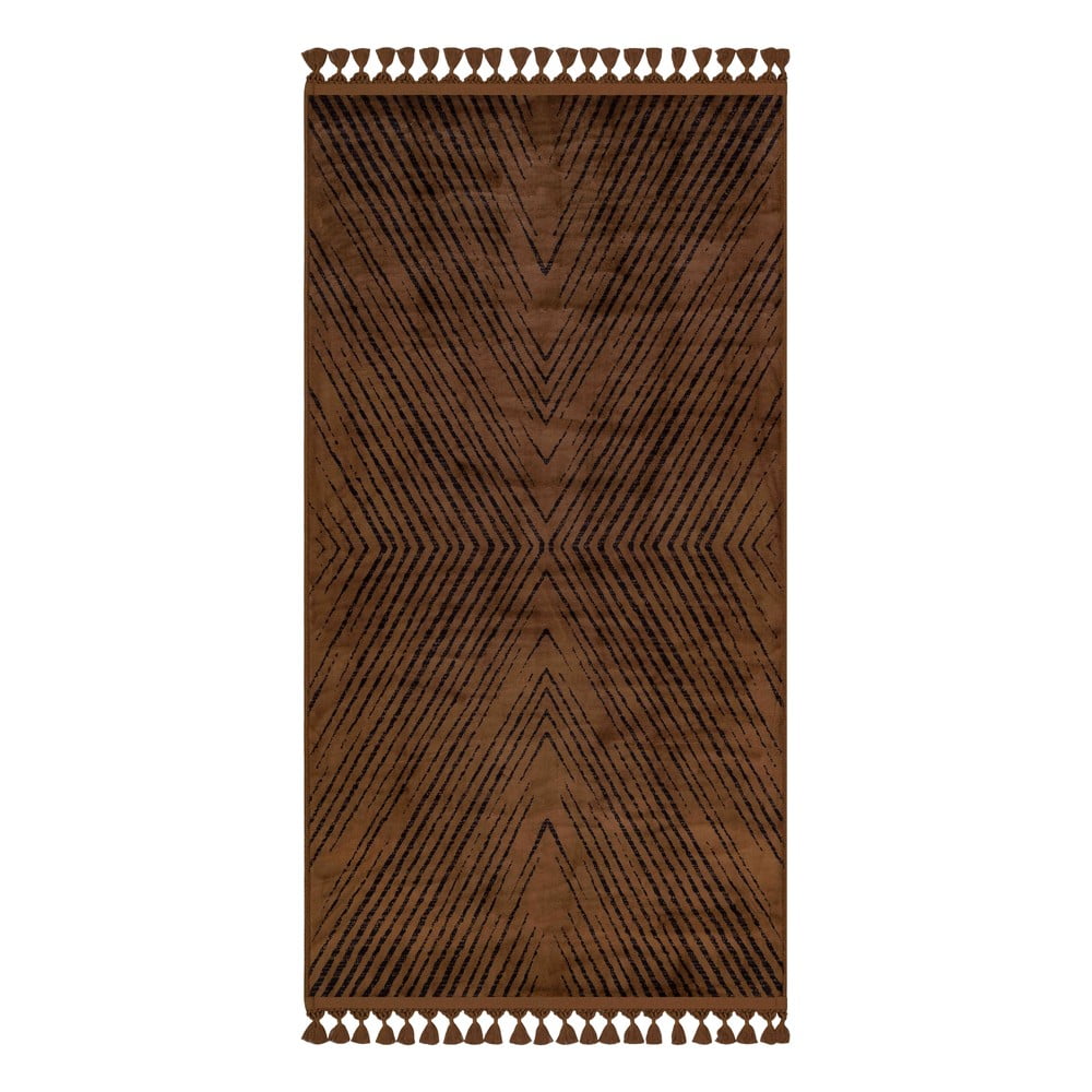 Barna mosható szőnyeg 120x80 cm - Vitaus