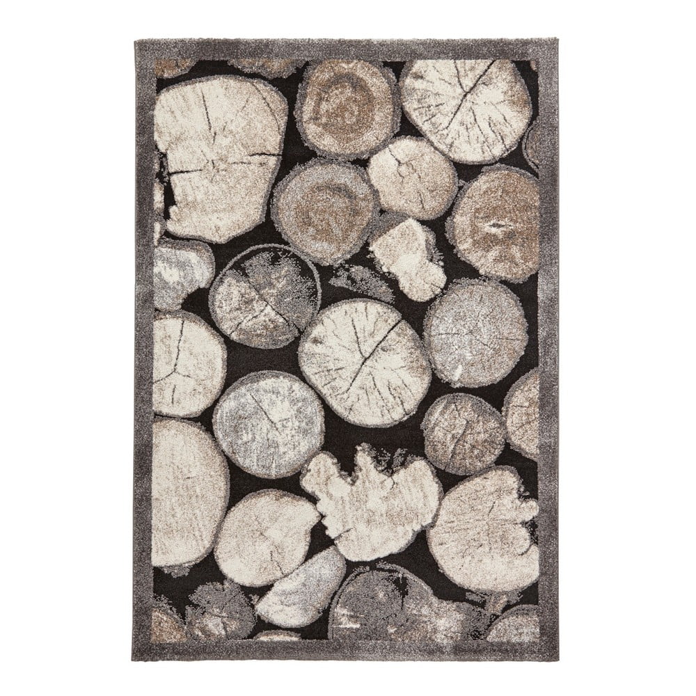 Woodland szőnyeg fahatású mintával