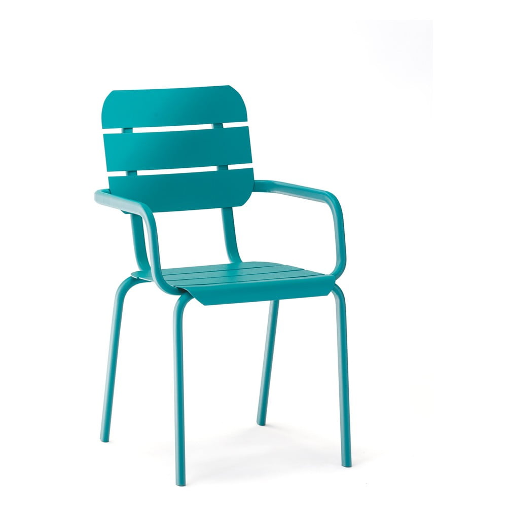 Alicante 4 db kék karfás kerti szék - Ezeis