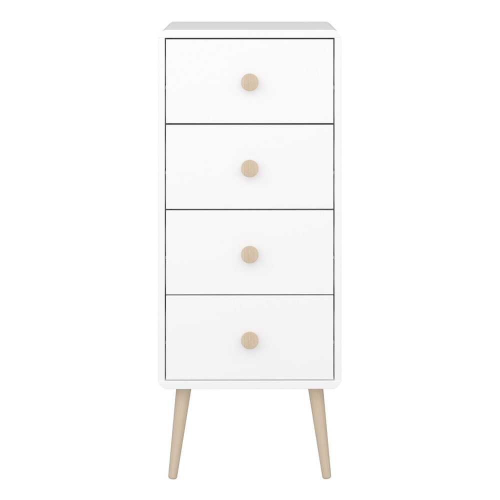 Fehér magas gyerek komód 41.4x73