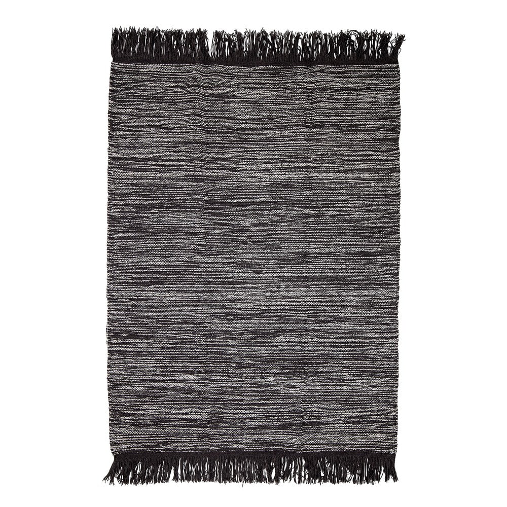 Rust sötétszürke gyapjú szőnyeg
