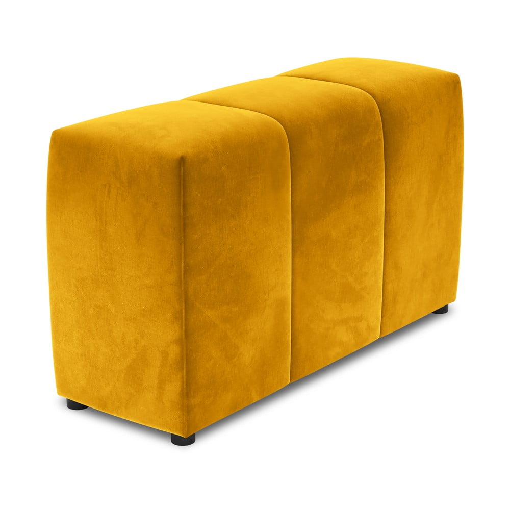 Sárga bársony háttámla moduláris kanapéhoz Rome Velvet - Cosmopolitan Design