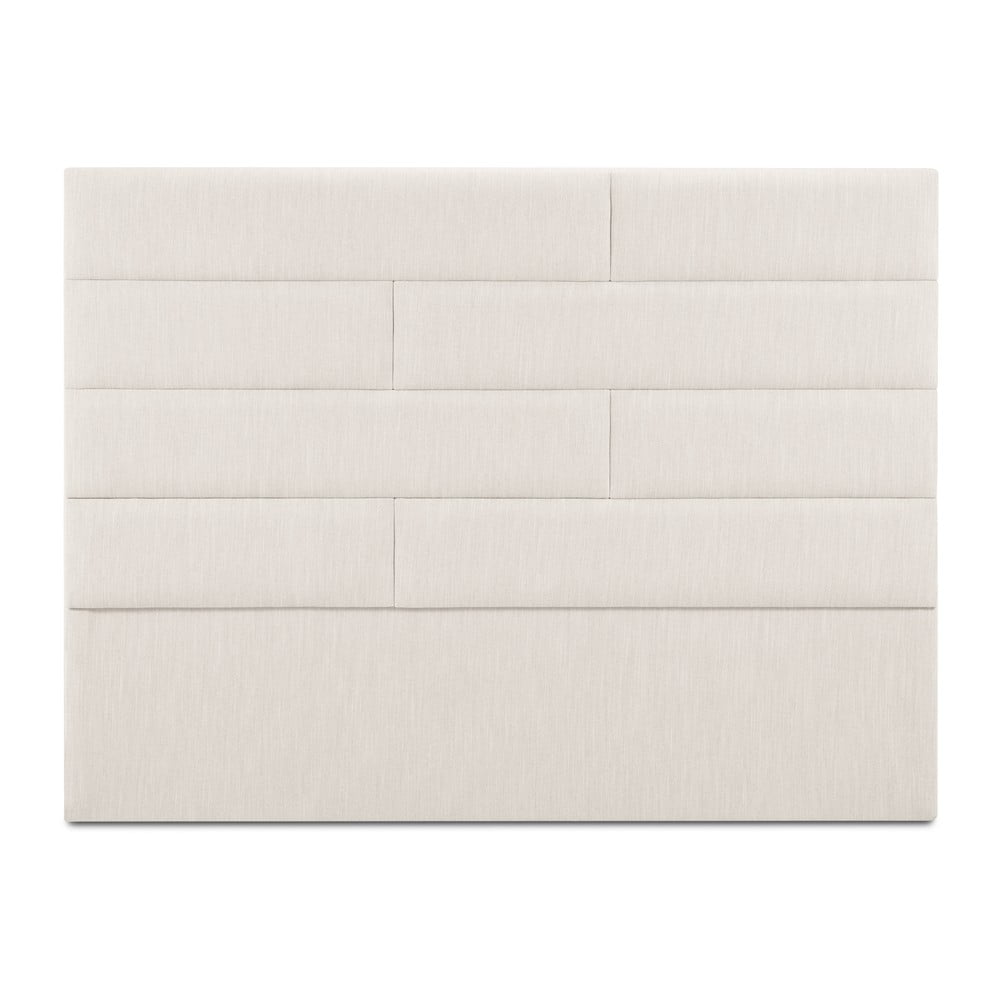 Bézs kárpitozott ágytámla 140x120 cm NY - Cosmopolitan Design