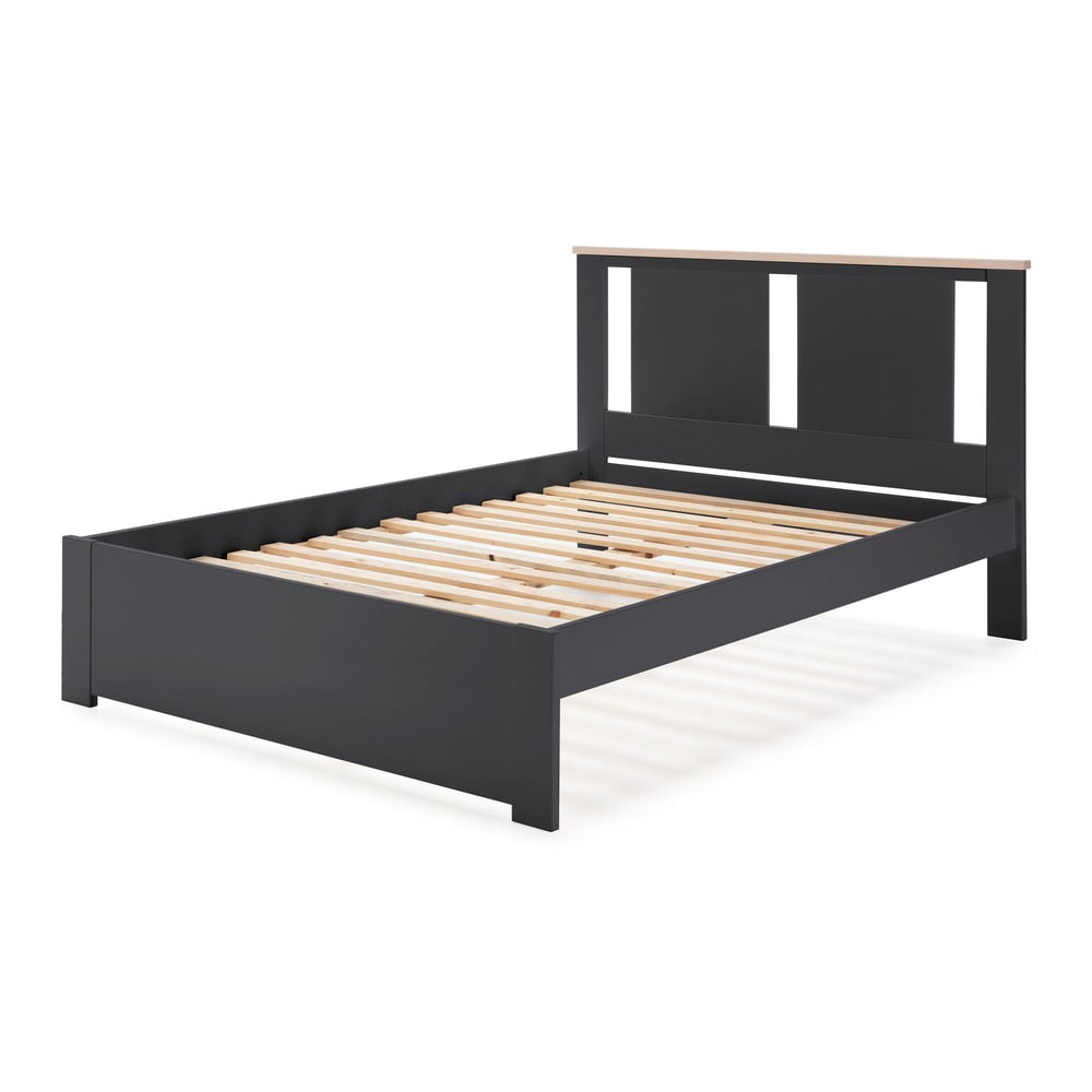 Enara antracitszürke kétszemélyes ágy