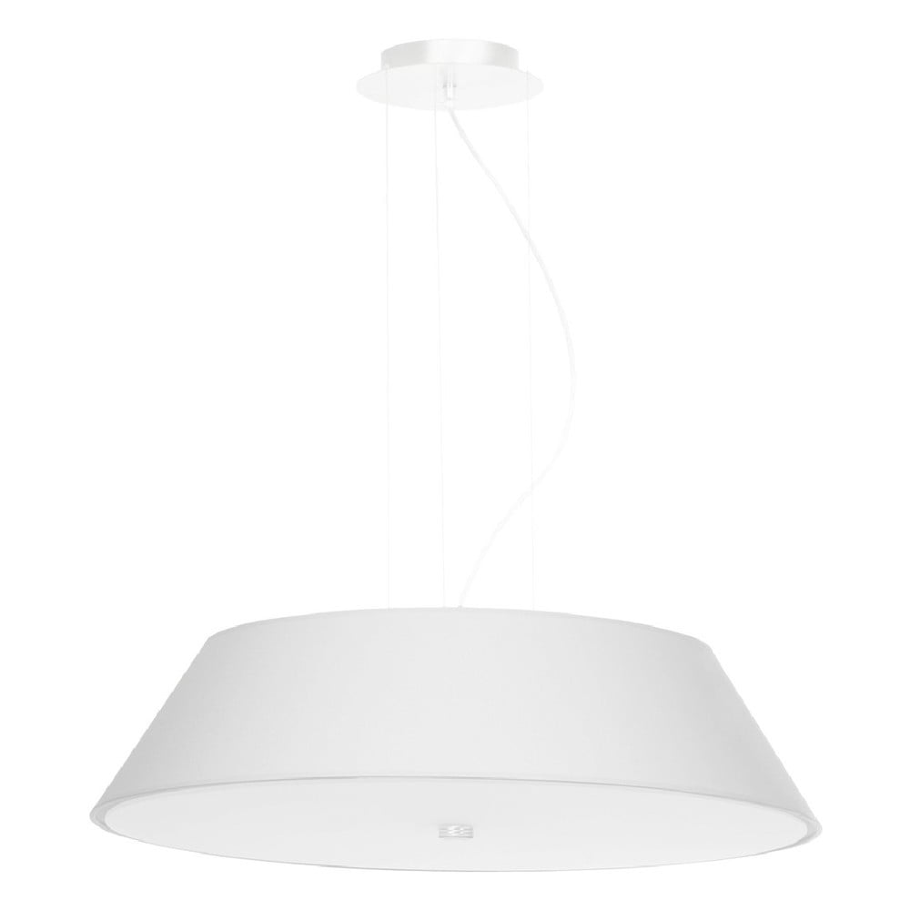 Fehér függőlámpa üveg búrával ø 60 cm Hektor - Nice Lamps