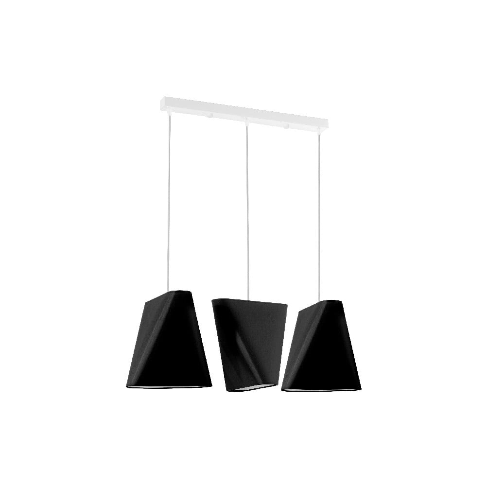 Fekete függőlámpa 82x28 cm Velo - Nice Lamps
