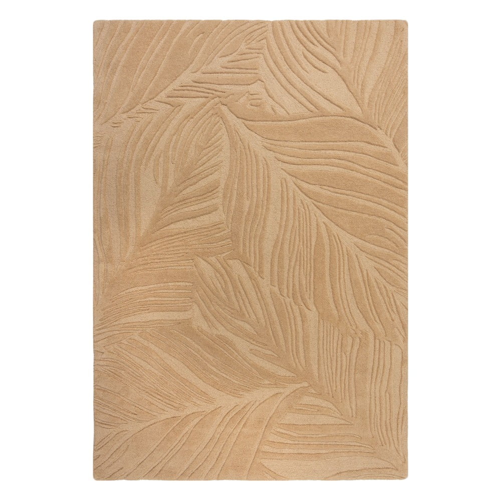 Lino Leaf világosbarna gyapjú szőnyeg