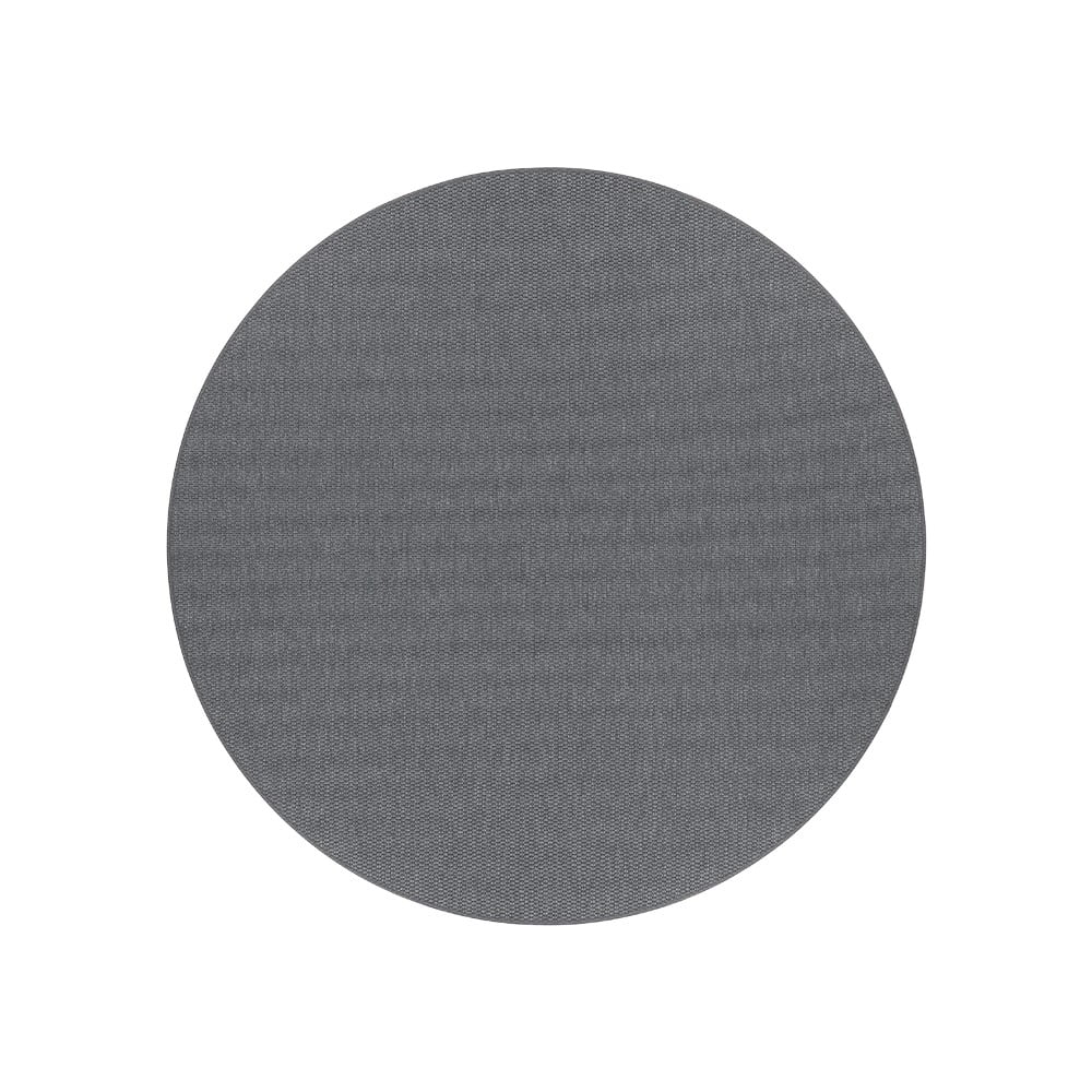 Sötétszürke kerek szőnyeg ø 160 cm Bono™ - Narma
